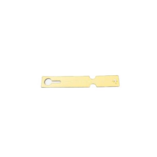 Leren Sleutelhanger Accessoires voor Vrouwen Trussardi , Yellow , Unis...