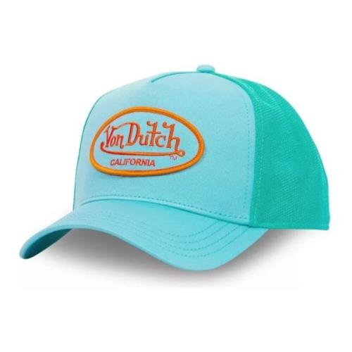 Turquoise Trucker Cap VON Dutch , Blue , Heren