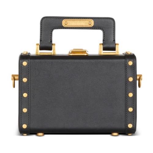 Camera tas in doosleer Balmain , Black , Heren