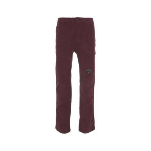 Rode Utility Corduroy Broek Aw24 C.p. Company , Red , Heren