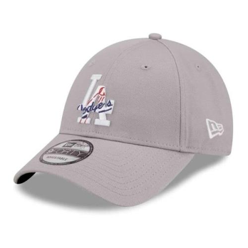 Dodgers Team Logo Infill 9Forty Cap New Era , Gray , Heren