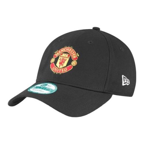 Zwarte Manchester United Basispet New Era , Black , Heren