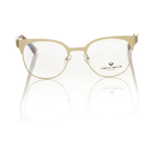 Clubmaster Stijl Bril Gouden Frame Frankie Morello , Yellow , Unisex