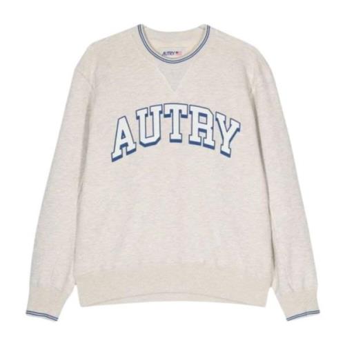 Grijze Sweater Stampato Autry , Gray , Heren