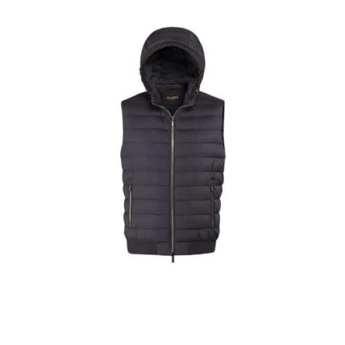 Ultra-lichte Hooded Gewatteerde Vest Acqua Lijn Moorer , Gray , Heren