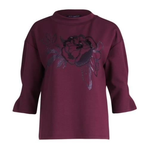 Trompetmouw Sweatshirt Betty Barclay , Purple , Dames