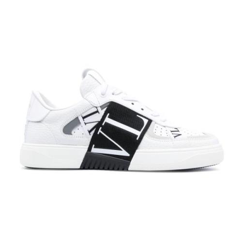 Witte Vl7N Leren Sneakers Valentino Garavani , White , Dames