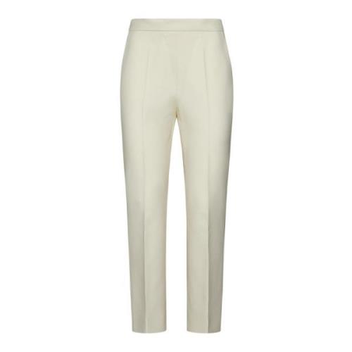 Nepeta Witte Wollen Broek Max Mara , White , Dames