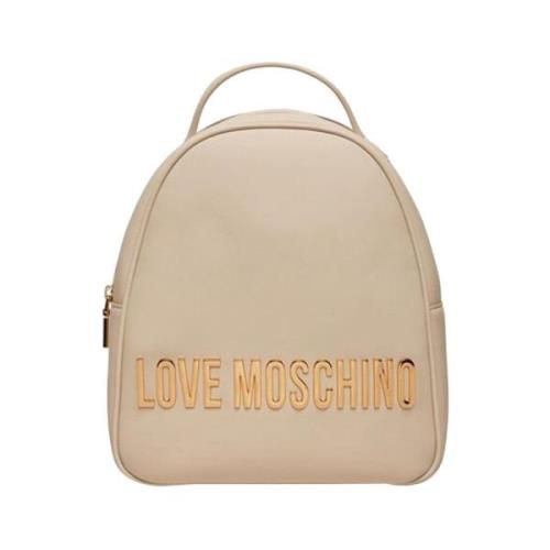 Ivoor Mode Rugzak Moschino , Beige , Dames