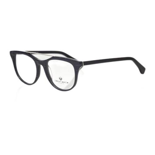 Blauwe Wayfarer Bril met Geometrisch Patroon Frankie Morello , Blue , ...