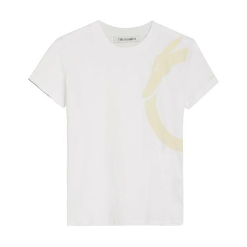 T-Shirts Trussardi , White , Dames