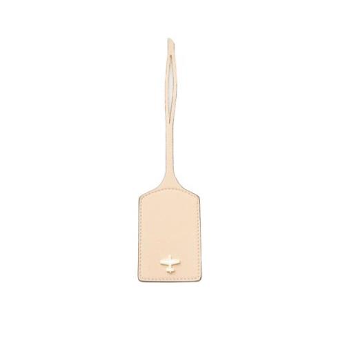 Leren Dames Sleutelhanger Accessoires Trussardi , Beige , Unisex