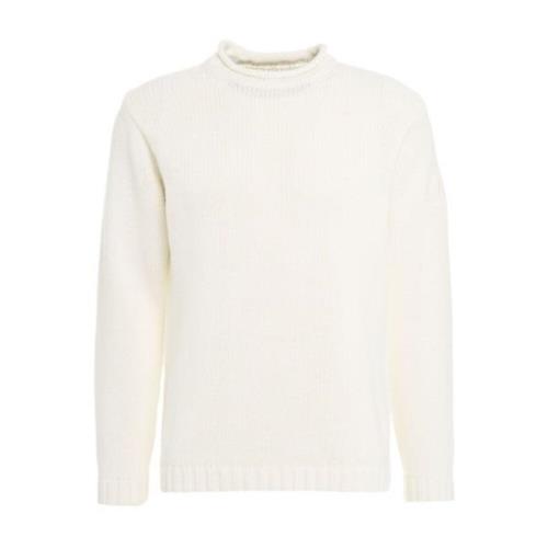 Witte Gebreide Trui Aw24 C.p. Company , White , Heren