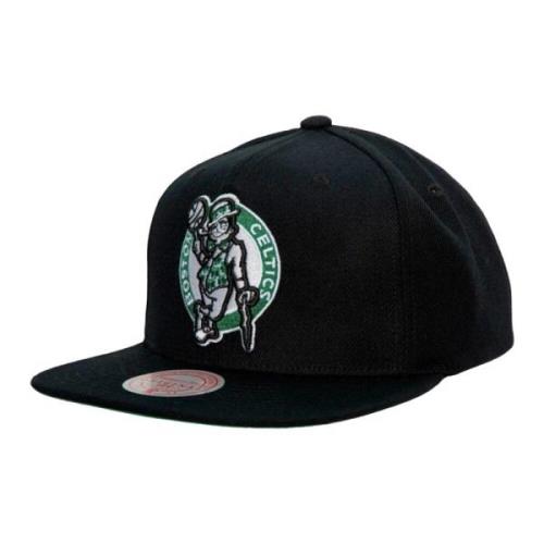 Zwarte Celtics Snapback Pet Mitchell & Ness , Black , Heren