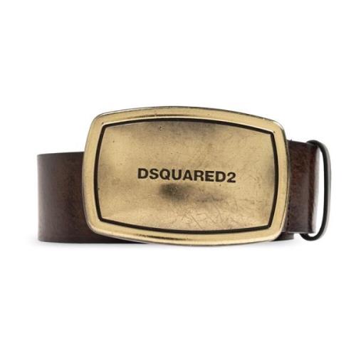 Leren riem Dsquared2 , Brown , Heren