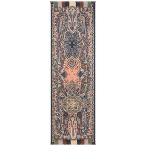 Paisley Print Franje Sjaal Etro , Multicolor , Dames