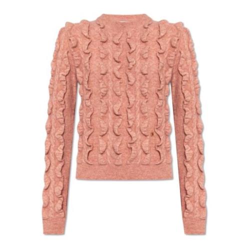 Trui met ruches Moschino , Pink , Dames