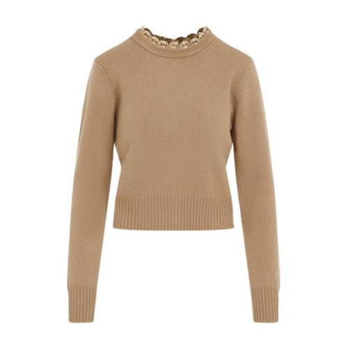 Kameel Pullover Sweater Paco Rabanne , Brown , Dames