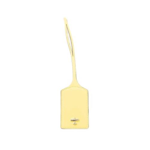 Leren Dames Sleutelhanger Accessoires Trussardi , Yellow , Unisex