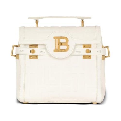 B-Buzz 23 monogram korrelig lederen tas Balmain , Beige , Dames