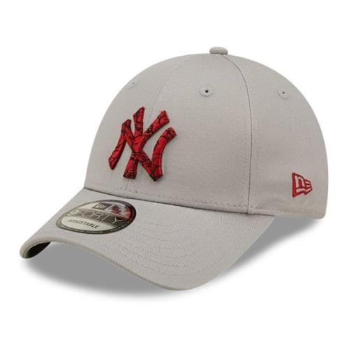 Grijze Yankees Marmer Infill Pet New Era , Gray , Heren