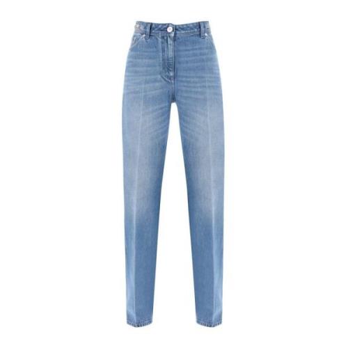 Klassieke Straight Jeans Versace , Blue , Dames