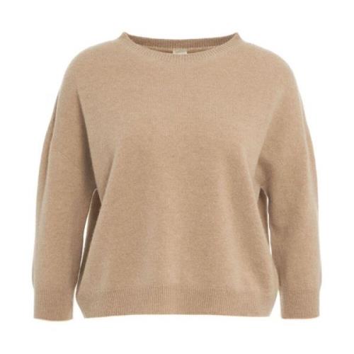 Beige Cashmere Sweater Aw24 MVM , Beige , Dames