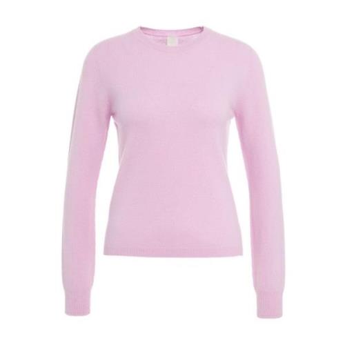 Rose Cashmere Sweater Aw24 MVM , Pink , Dames