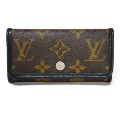 Pre-owned Canvas key-holders Louis Vuitton Vintage , Brown , Dames