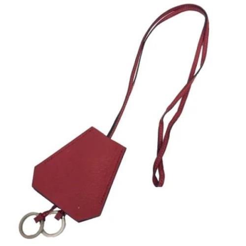 Pre-owned Leather hermes-jewelry Hermès Vintage , Red , Dames