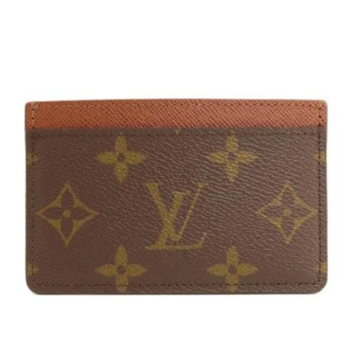 Pre-owned Canvas wallets Louis Vuitton Vintage , Brown , Dames