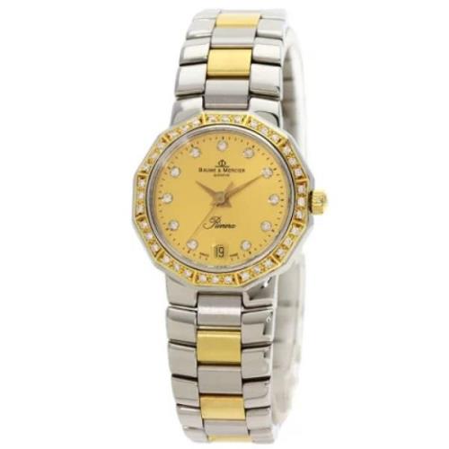 Pre-owned Stainless Steel watches Baume & Mercier Pre-owned , Yellow ,...