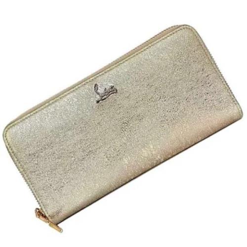 Pre-owned Leather wallets Christian Louboutin Pre-owned , Gray , Dames