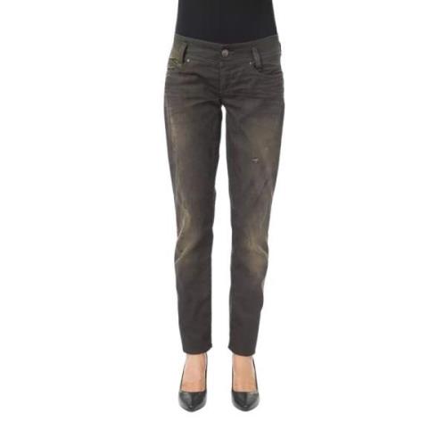 Zwarte Gewassen Jeans Byblos , Black , Dames