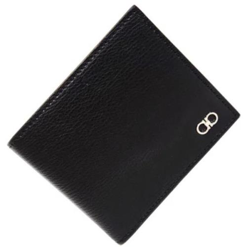 Pre-owned Leather wallets Salvatore Ferragamo Pre-owned , Black , Here...