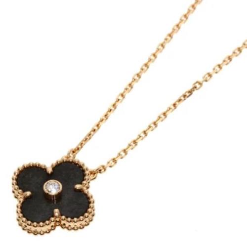 Pre-owned Rose Gold necklaces Van Cleef & Arpels Pre-owned , Yellow , ...