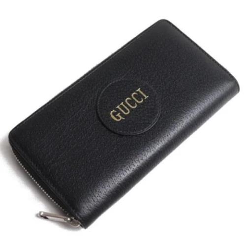 Pre-owned Leather wallets Gucci Vintage , Black , Dames