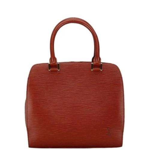 Pre-owned Leather louis-vuitton-bags Louis Vuitton Vintage , Brown , D...