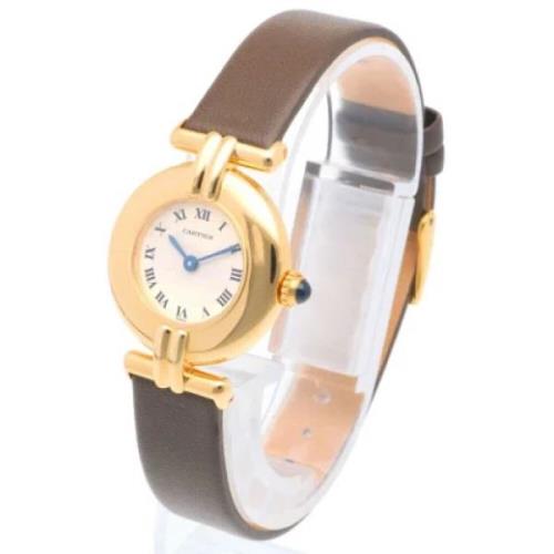 Pre-owned Stainless Steel watches Cartier Vintage , Pink , Dames