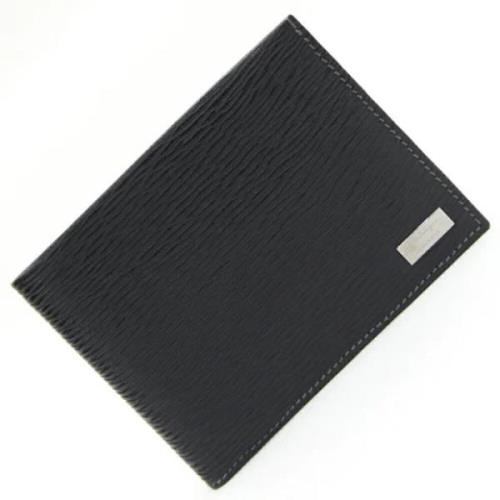 Pre-owned Leather wallets Salvatore Ferragamo Pre-owned , Black , Here...