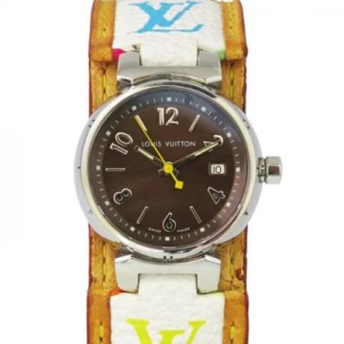 Pre-owned Stainless Steel watches Louis Vuitton Vintage , Brown , Dame...