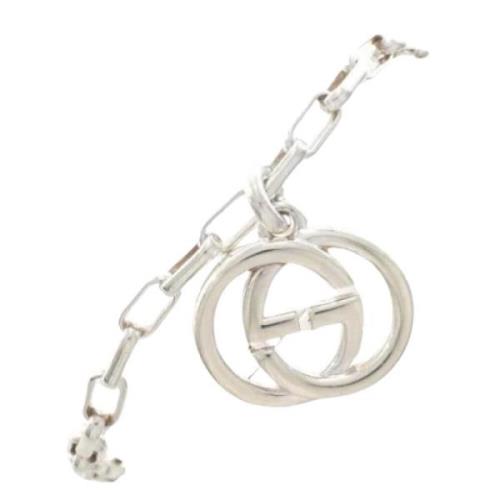 Pre-owned Silver bracelets Gucci Vintage , Gray , Dames