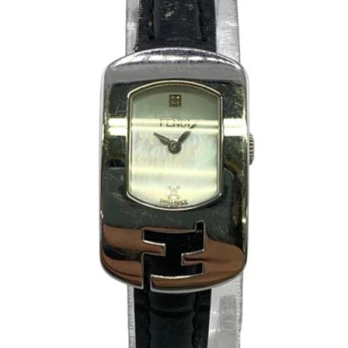 Pre-owned Stainless Steel watches Fendi Vintage , Gray , Dames