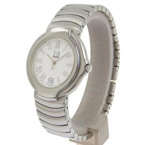 Pre-owned Stainless Steel watches Dunhill Pre-owned , White , Heren