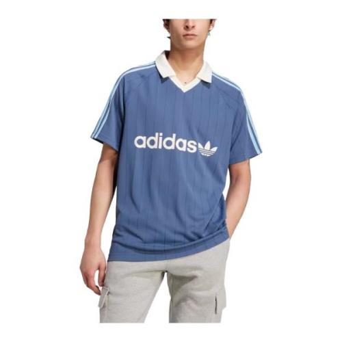 Pinstripe Jersey Adidas , Blue , Heren