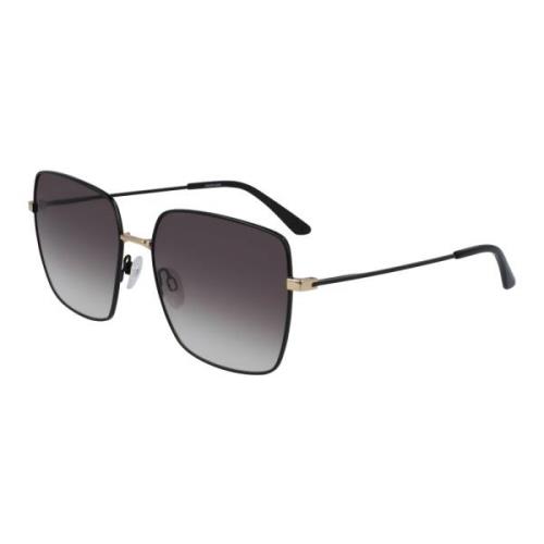 Zwart/Donkergrijs Geshade Zonnebril Calvin Klein , Black , Dames