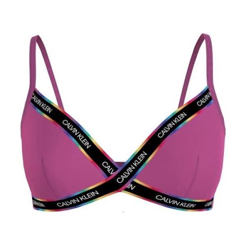 Stijlvolle Bikini Top Calvin Klein , Pink , Dames