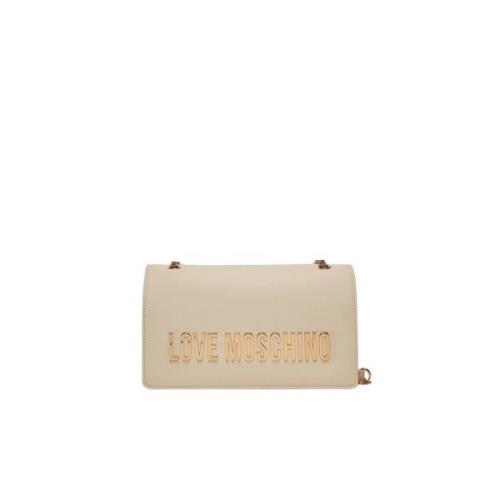 Ivoor Schoudertas - Avorio Moschino , Beige , Dames