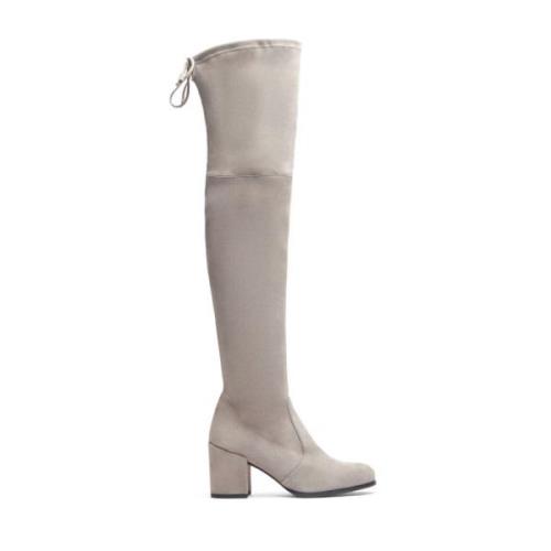 Stretch Over-de-Knie Laars Stuart Weitzman , Gray , Dames