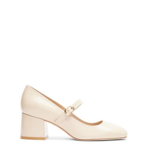 Moderne Mary Jane Pomp Stuart Weitzman , Beige , Dames